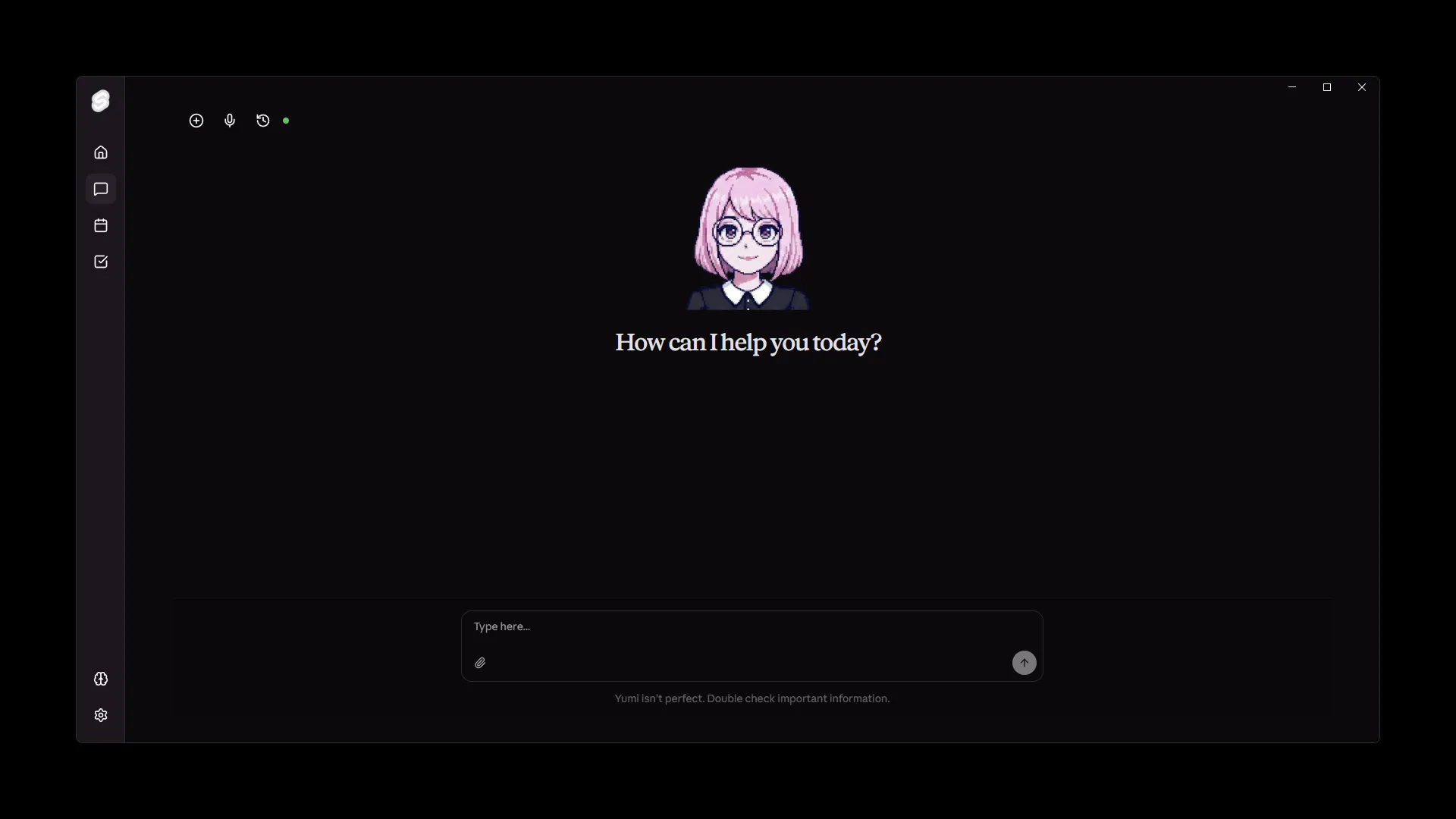 Yumi conversation UI