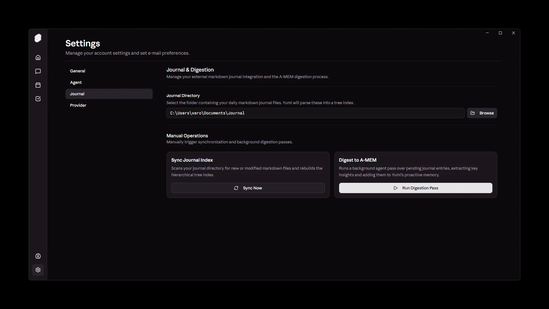 Yumi conversation UI
